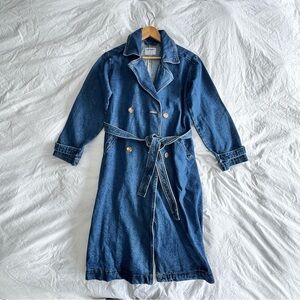 Denim Trench Coat